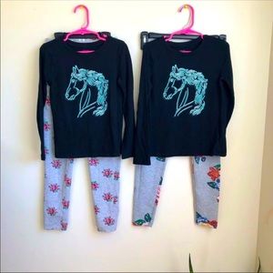 Gap kids bundle of leggings and long sleeve tee